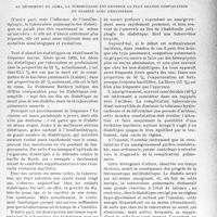 2782 - Page 2701 - Partie scientifique. Travaux originaux. La clinique au goût du jour. L’insuline a modifié l’évolution de la tuberculose chez les diabétiques, par le Docteur M. Recordier. Au détriment du coma, la tuberculose est devenue la plus grande complication du diabète avec dénutrition