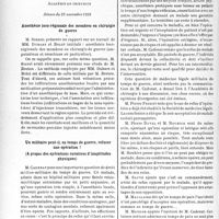 2785 - Page 2704 - Partie scientifique. L’actualité scientifique. Les Sociétés Savantes. Paris. Académie de chirurgie, Séance du 29 novembre 1939. Anesthésie loco-régionale des membres en chirurgie de guerre / Un militaire peut-il, en temps de guerre, refuser une opération ?, (A propos des opérations curatives d’inaptitudes physiques)