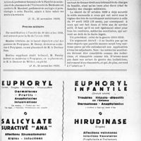 2796 - Page XXXVII-2715 - Dernières nouvelles. Pour nos confrères, médecins auxiliaires / A travers l’officiel. Enseignement de la médecine / Pensions militaires