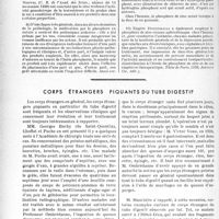 2815 - Page 2732 - Partie scientifique. Travaux originaux. Une ressource thérapeutique éventuelle dans les troubles utéro-ovariens : les sels de zinc, par Henri Vignes / Corps étrangers piquants du tube digestif [P. Lacroix]