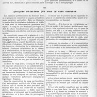 2818 - Page 2735 - Partie scientifique. Travaux originaux. Considérations pratiques sur les transfusions sanguines, par E. Lemaire. II, Choix des donneurs. Caractérisation des groupes sanguins / III, Quelques problèmes que pose le sang conservé