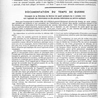 2829 - Page 2746 - Partie professionnelle. L’actualité professionnelle. Au sujet de la récupération des exemptés et des réformés / Documentation du temps de guerre. Circulaire de la Direction du Service de santé militaire du 14 octobre 1939 sur l’aptitude des tuberculeux ou des anciens tuberculeux au service militaire