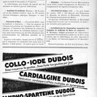 2842 - Page IX-2757 - Dernières nouvelles. Faculté de médecine de Paris / Académie de médecine / Université de Paris / Bruxelles / Prix Nobel de chimie, 1939 / La bibliothèque de l’association corporative des étudiants en médecine de Paris est réouverte