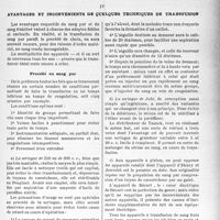 2848 - Page 2763 - Partie scientifique. Neurologie de guerre, par le Docteur Henri Schaeffer. Considérations pratiques sur les transfusions sanguines, par E. Lemaire. IV, Avantages et inconvénients de quelques techniques de transfusion