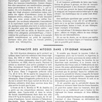 2851 - Page 2766 - Partie scientifique. Neurologie de guerre, par le Docteur Henri Schaeffer. Considérations pratiques sur les transfusions sanguines, par E. Lemaire. V, Les incidents des transfusions / Rythmicité des mitoses dans l’épiderme humain