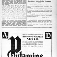 2866 - Page XXXIX-2781 - A travers l’officiel. Service de santé — Réserve / Chronique des médecins étrangers