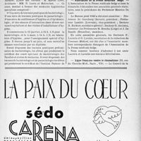 2874 - Page VII-2789 - Dernières nouvelles. Institut d’hygiène et d’épidémiologie / Association de la Presse médicale belge / Ligue français contre le rhumatisme