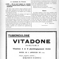 2899 - Page 2814-XXXVI - Correspondance. Questions diverses. Le logement d'un médecin réquisitionné / Application des tarifs d’honoraires. a) Accidents du Travail. On ne peut soigner un malade à la fois comme assuré social et comme accidenté