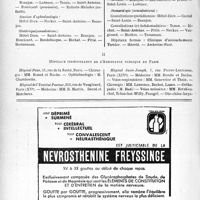 2903 - Page IV - Liste des services d’hôpitaux qui fonctionnent actuellement à Paris, et des Maisons de Santé de la région Parisienne ouvertes. I, Hôpitaux de l’Assistance publique de Paris / II, Hôpitaux indépendants de l'assistance publique de Paris