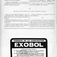 2905 - Page VI - Liste des services d’hôpitaux qui fonctionnent actuellement à Paris, et des Maisons de Santé de la région Parisienne ouvertes. II, Hôpitaux indépendants de l'assistance publique de Paris / III, Maisons de santé privées de la région Parisienne ouvertes