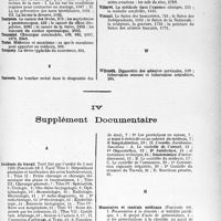 2940 - Page 2847 - Partie professionnelle. Bulletin de l’Actualité. III, Noms des auteurs / IV, Supplément Documentaire
