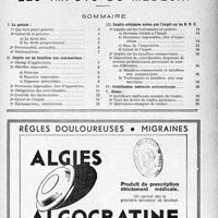 2942 - Page 1 - Supplément mensuel. Documentation professionnelle permanente du médecin praticien. Les impôts du médecin / Sommaire