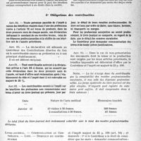 2952 - Page 11 - Les impôts du Médecin. II. Impôts sur les bénéfices non commerciaux. 3° Personnes imposables. Lien d’imposition / 4° Obligations des contribuables