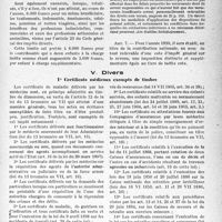 2960 - Page 19 - Les impôts du Médecin. IV. Contribution nationale extraordinaire / V. Divers. 1° Certificats médicaux exempts de timbre