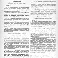 2975 - Page 12 - Assurances sociales, (maternité - contrôle). II. Contrôle – Juridictions – Sanctions. A) Le contrôle de l’assuré. 1° Organisation
