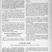 2984 - Page 21 - Assurances sociales, (maternité - contrôle). II. Contrôle – Juridictions – Sanctions. C) Le contrôle de l’assurance. 1° Commission régionale tripartite / 2° Contrôle du Ministre du Travail / D) Sanctions pénales