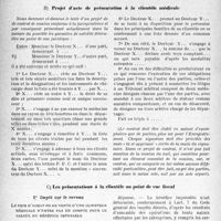 2989 - Page 4 - Honoraires et contrats médicaux. I. — Présentation à la clientèle. A) Validité juridique / B) Projet d’acte présentation à la clientèle médicale / C) Les présentations à la clientèle au point e vue fiscal. 1° Impôt sur le revenu