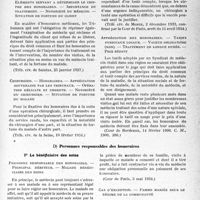 2992 - Page 7 - Honoraires et contrats médicaux. II. — Le contrat entre le médecin et son client. Les honoraires médicaux. B) Preuve du contrat / D) Personnes responsables des honoraires. 1° Le bénéficiaire des soins