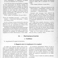 3000 - Page 13 - Honoraires et contrats médicaux. II. — Le contrat entre le médecin et son client. Les honoraires médicaux. F) Privilège / III. — Remplacements. A) Conditions / B) Rapports entre le remplaçant et le remplacé. 1° Responsabilité du remplacé à l'égard du remplaçant