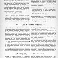 3007 - Page 20 - Honoraires et contrats médicaux. IV. — Contrats de louage de services. C) Règles régissant la « promesse de services médicaux ». 3° Rupture du contrat / 4° Point de vue fiscal / IV. — Les sociétés médicales. A) Validité juridique des sociétés entre médecins