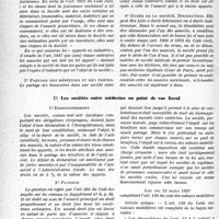 3009 - Page 22 - Honoraires et contrats médicaux. IV. — Les sociétés médicales. C) Règles régissant le contrat des sociétés entre médecins / D) Les sociétés entre médecins au point de vue fiscal