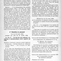 3015 - Page 6 - Soins aux pensionnés de guerre. II. Délivrance des soins médicaux et pharmaceutiques. A. Soins à domicile ou au cabinet du praticien. 4° Prescriptions pharmaceutiques / 5° Modalités de paiement