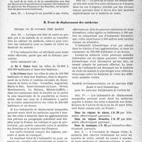 3020 - Page 9 - Soins aux pensionnés de guerre. III. Tarifs. A. Tarif de consultation et de visite / B. Frais de déplacement des médecins
