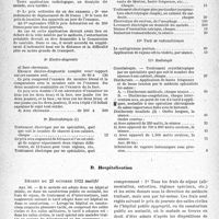 3027 - Page 16 - Soins aux pensionnés de guerre. III. Tarifs. C. Nomenclature et tarif des interventions médico-chirurgicales / D) Hôspitalisation