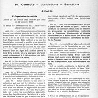 3028 - Page 17 - Soins aux pensionnés de guerre. III. Tarifs. D) Hôspitalisation / IV. Contrôle — Juridictions — Sanctions. A. Contrôle. 1° Organisation du contrôle