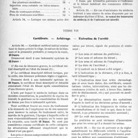 3071 - Page 16 - Tarif des accidents du travail. Tarif, Arrêté du 5 mai 1939. Titre VI, Soins dispensés par les infirmiers diplômés d’État / Titre VII, Certificats. -— Arbitrage. — Exécution de l’arrêté