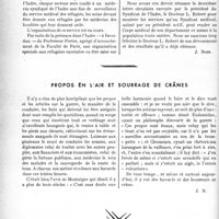 0011 - Page 8 - Propos du jour. La vie syndicale en temps de guerre [J. Noir] / Propos en l’air et bourrage de crânes