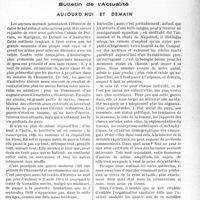 0022 - Page 19 - Partie professionnelle, Hygiène, Assistance, Mutualité, Intérêts corporatifs, Variétés. Bulletin de l’Actualité. Aujourd’hui et demain