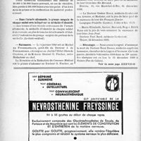 0041 - Page 38-XII - Dernières nouvelles. Pour la protection des médecins français / Dans l’armée allemande, le groupe sanguin de chaque soldat sera indiqué sur sa médaille d’identité / Naissances / Nécrologie [Docteur René Baras]