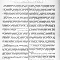 0094 - Page 91 - Partie professionnelle. Bulletin de l’Actualité. Un voeu de l’académie de médecine. Les examens médicaux dans les conseils de révision et de réforme, par le Docteur Etienne Ginestous