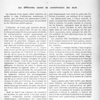 0098 - Page 95 - Partie professionnelle. Bulletin de l’Actualité. Hygiène alimentaire. Les différentes causes de contamination des oeufs