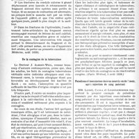 0127 - Page 122 - Partie scientifique. L’actualité scientifique. La Presse. Fractures du coude chez l’enfant [(La Médecine, août 1939)] / De la contagion de la tuberculose [(Paris Médical, 5 août 1939.)] / Paludisme d’inoculation chez un nourrisson de 7 mois, après injection de sang paternel [(Revue du Paludisme et de Médecine tropicale, 15 juillet 1939.)]