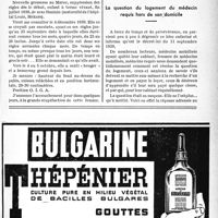 0150 - Page XLIX-143 - A travers l’officiel. Grossesse et menstruation / La question du logement du médecin requis hors de son domicile