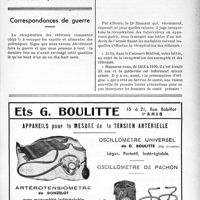 0158 - Page XI-151 - A travers l’officiel. Avis concernant les déclarations fiscales / Correspondances de guerre