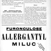 0184 - Page XLIII-177 - Correspondance. Questions diverses. Protection d'un mobilisé contre un nouveau venu non-mobilisable / Comment un client civil peut-il honorer un médecin mobilisé