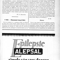 0230 - Page LIII-223 - Correspondance. Application des tarifs d’honoraires. a) Accidents du travail. Double intervention paraissant ressortir à deux tiers payants différents / Pansement long à faire