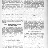 0300 - Page 293 - Partie scientifique. L’actualité scientifique. Les Sociétés Savantes. Toulouse. Société de médecine, chirurgie et pharmacie. Oto-mastoïdite à pneumocoques, pleurésie, myocardite, arthrite / Hernie épigastrique étranglée contenant l'estomac / Néphrose lipoidique chez des tuberculeux traités par les sels d’or / Insuffisance tricuspidienne congénitale et rétrécissement pulmonaire congénital / Les malacies localisées au rachis de l’adulte / Essai des dérivés sufamidés dans l'endocardite maligne / A propos des kystes de l’épididyme / L’envahissement du vagin dans le cancer du rectum