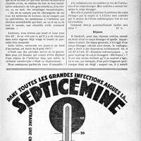 0316 - Page XLVII-309 - Dernières Nouvelles. Correspondances de Guerre / Correspondance. Application des tarifs d’honoraires. Extraction d'un corps étranger sous écran