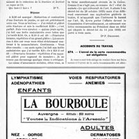 0318 - Page XLIX-311 - Correspondance. Application des tarifs d’honoraires. Répétition d’appareil plâtré / Accidents du travail. L'envoi de la carte recommandée est obligatoire