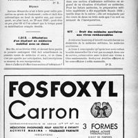 0360 - Page XLVII-353 - Correspondance. Questions médico-militaires. Promotion au grade de médecin lieutenant / Affectation d’un étudiant en médecine mobilisé avec sa classe / Droit des médecins auxiliaires aux vivres remboursables