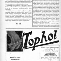 0369 - Page 362-VIII - Dernières nouvelles. Nécrologie [M. Emile Monal, Docteur César, Docteur F. de Coquet, Docteur Abbatucci, Docteur Apert, Docteur Gaston Lassalle, Docteur René Baras, Docteur Chauveau] / La mort du Docteur Dartigues