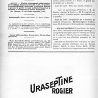 0403 - Page 396-VI - Renseignements / Dernières nouvelles. Faculté de médecine de Paris / Hôpital Saint-Michel