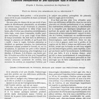 0418 - Page 411 - Partie scientifique. La clinique obstétricale au goût du jour. Contre les hémorragies de la délivrance : l’injection transpariétale de post-hypophyse dans le muscle utérin. Peut-on éviter une hémorragie de la délivrance ? / Quand l’hémorragie se produit, quelles que soient les précautions prises