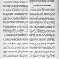 0420 - Page 413 - Partie scientifique. L’actualité scientifique. La Presse. Rareté de la syphilis nerveuse chez les prostituées [(La Presse Médicale, 23 décembre 1939.)] / La maladie rhumatismale et le coeur [(La Clinique, juillet 1939.)]