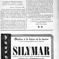 0436 - Page XLIII-429 - Dernières nouvelles. Le service des étudiants mobilisés dans les formations militaires et les hôpitaux militaires ne peut remplacer, pour les études médicales, les stages hospitaliers