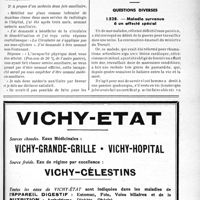 0442 - Page XLIX-435 - Dernières nouvelles. Correspondances de guerre. Subtilités et incohérences / Correspondance. Questions diverses. Maladie survenue à un affecté spécial